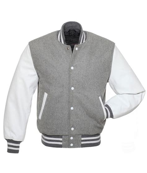 Men's 4G varsity jacket in wool and leather 